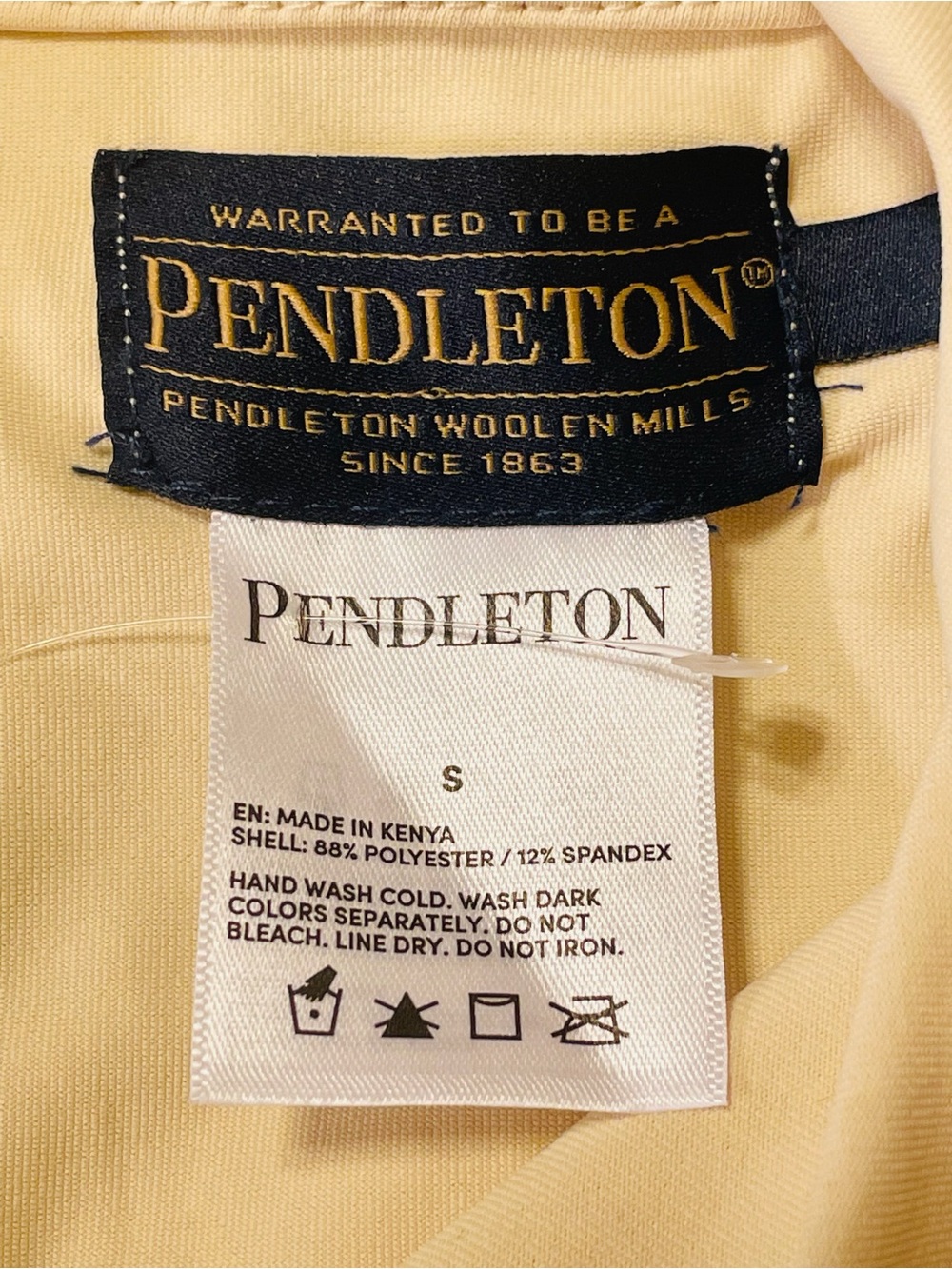 PENDLETON NWOT Long Sleeve Rash Guard in Sandshell - Picture 5 of 5